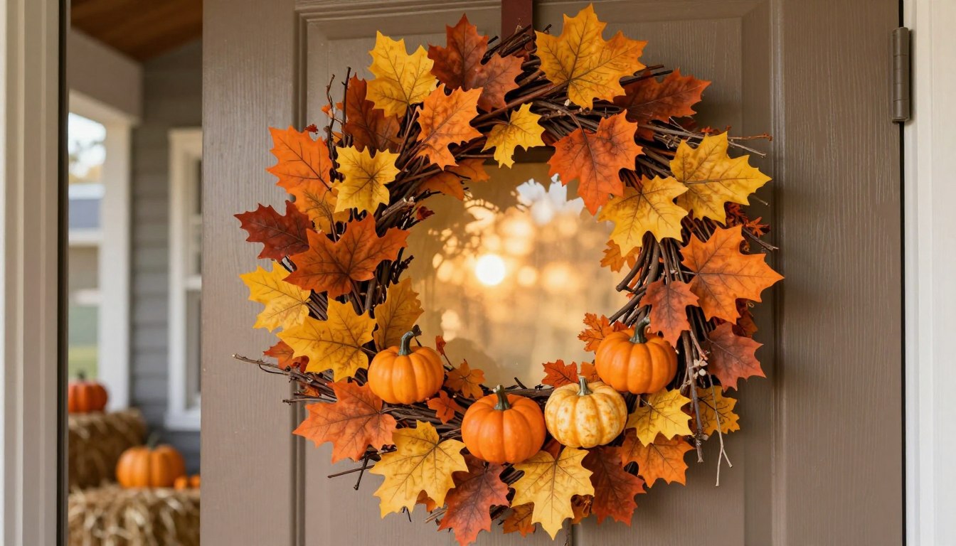 The $10 Mall Craft Hack That Looks Like a $100 Fall Wreath blog